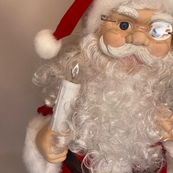 Vintage Telco Motion-ettes Santa Claus with light and tree 1996 - Picture 3 of 16